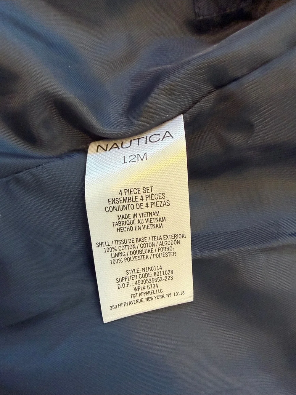 Nautica Navy Boys Two-Button Blazer